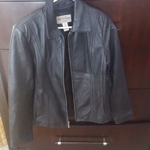 Lambskin/Leather Coat